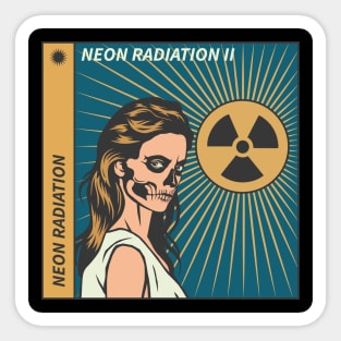 Neon Radiation II Sticker